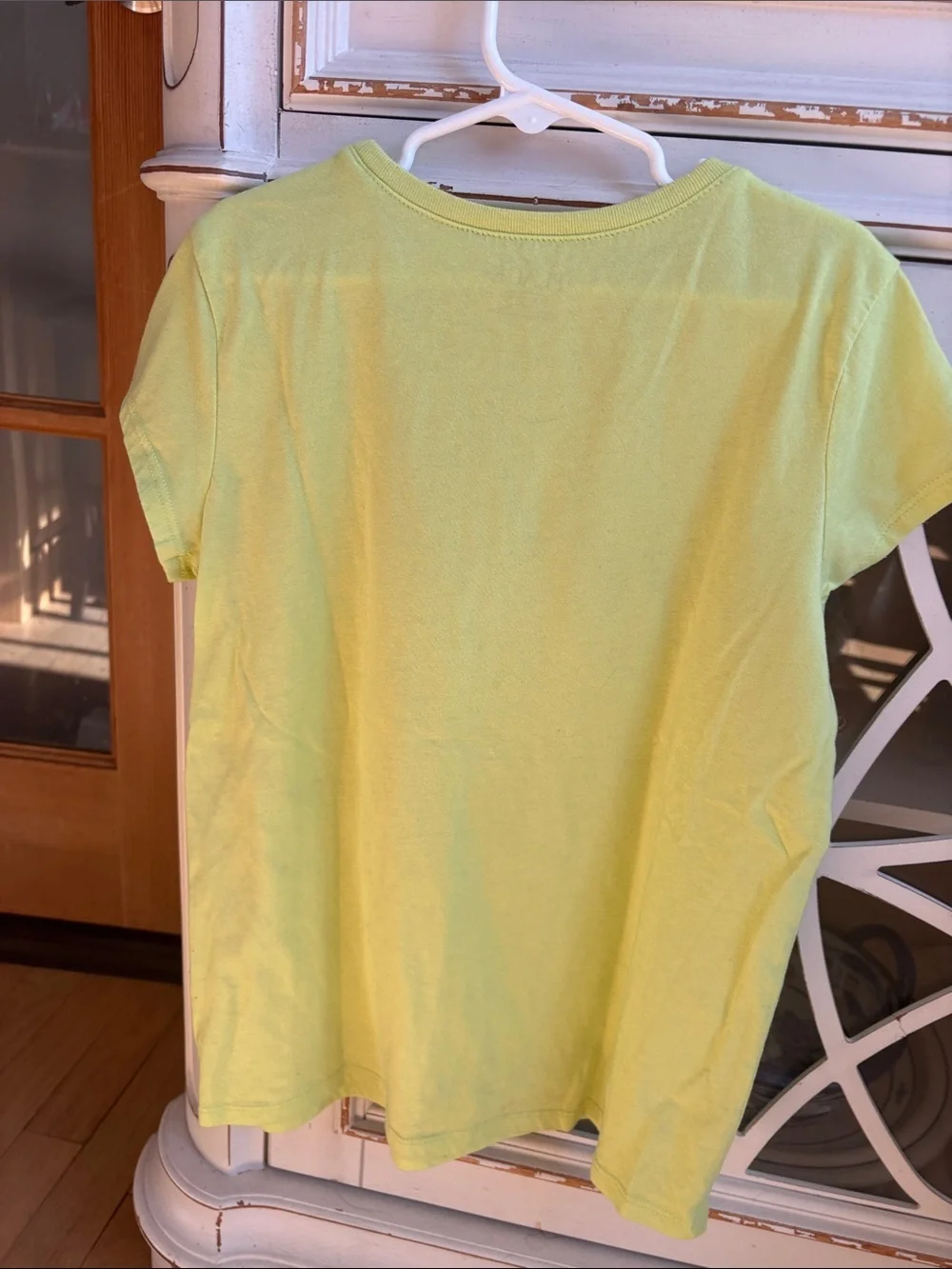 The Children's Place Lime Green Tee with Rainbow Peace Sign